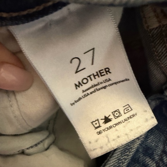 MOTHER Hiker Skimp in Dream Team. Size 27 - Picture 3 of 6